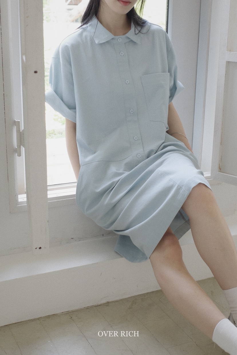 OVER RICH韓國㊣直郵東大門代購女裝新品人氣25春夏連衣裙OVER RICH連衣裙