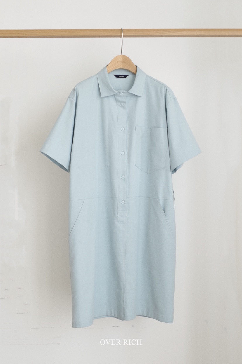 OVER RICH韓國㊣直郵東大門代購女裝新品人氣25春夏連衣裙OVER RICH連衣裙圖色1