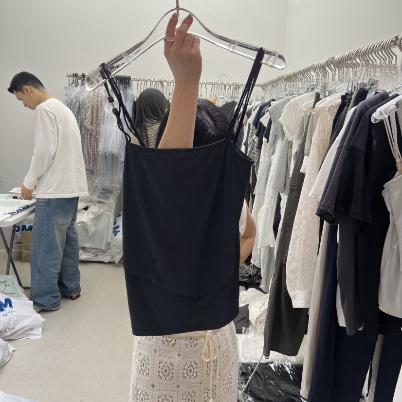 PADO直郵韓國代購㊣女裝新款時尚推薦休閑熱賣人氣吊帶背心PADO吊帶/背心圖色2