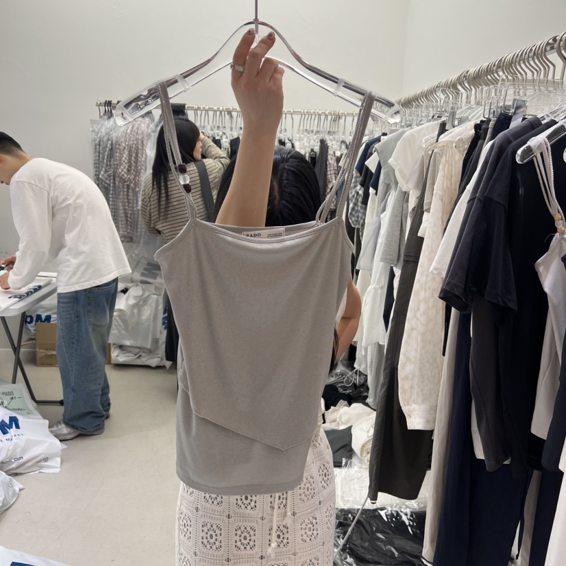 PADO直郵韓國代購㊣女裝新款時尚推薦休閑熱賣人氣吊帶背心PADO吊帶/背心圖色3