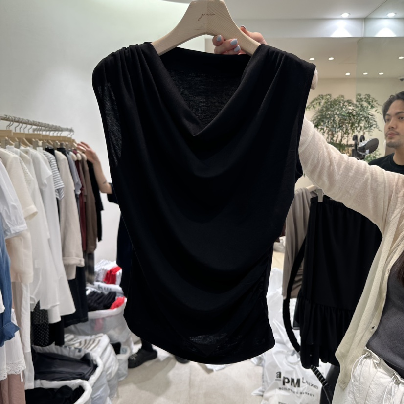 GRACIA韓國㊣直郵東大門代購女裝新款25春夏時尚休閑吊帶背心GRACIA吊帶/背心圖色2
