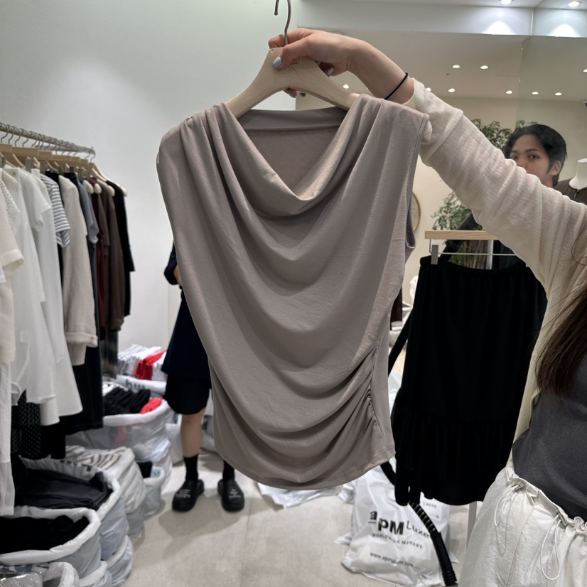 GRACIA韓國㊣直郵東大門代購女裝新款25春夏時尚休閑吊帶背心GRACIA吊帶/背心圖色3