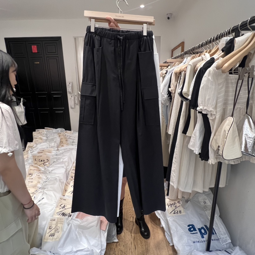 VENIR-a韓國直郵㊣女裝新款時尚25春夏推薦人氣熱賣休閑褲VENIR-a休閑褲圖色2