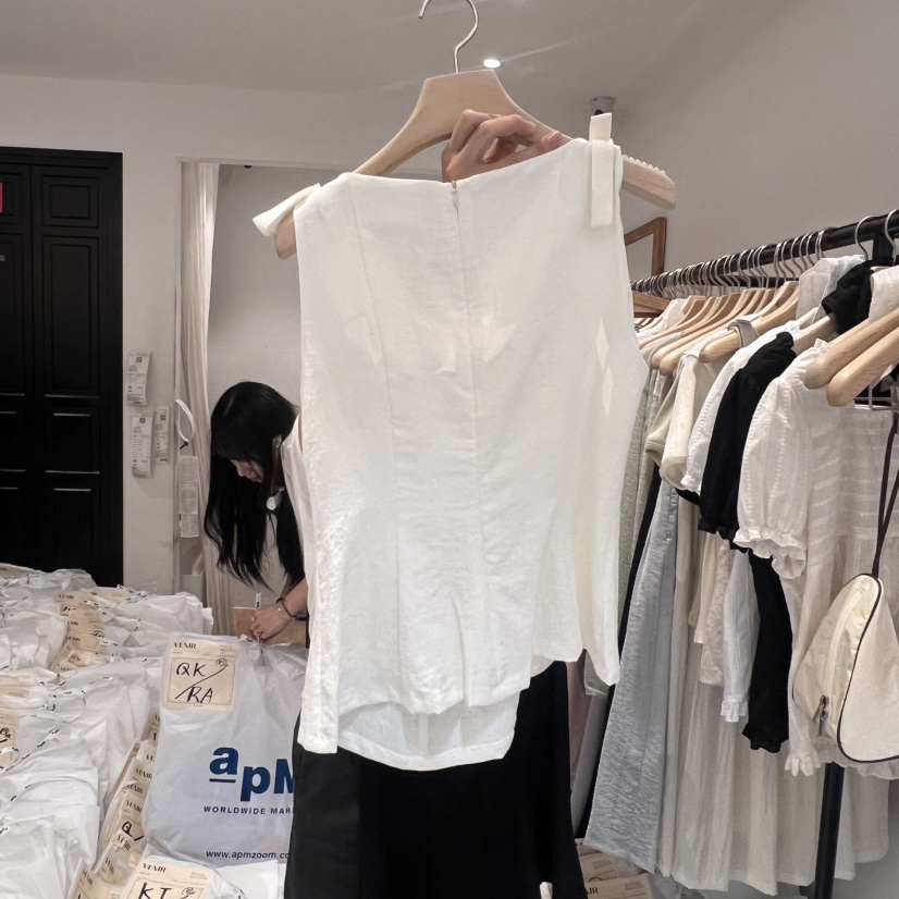 VENIR-a韓國直郵㊣東大門實拍女裝新款休閑推薦時尚吊帶背心VENIR-a吊帶/背心
