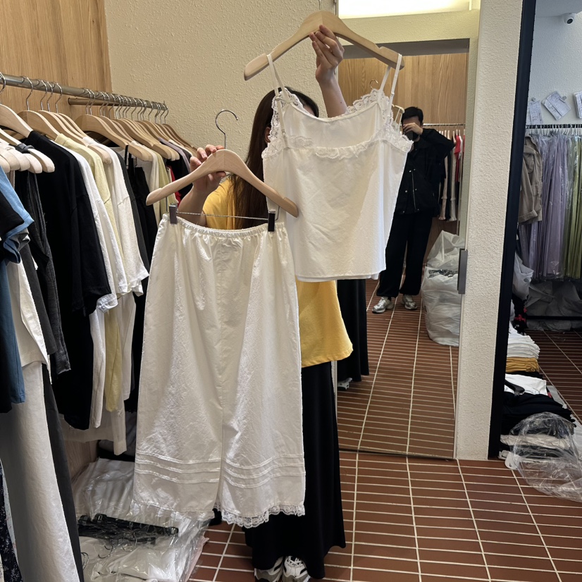 CHOI-L直郵韓國代購㊣女裝新品人氣推薦熱賣時尚休閑套裝棉質CHOI套裝