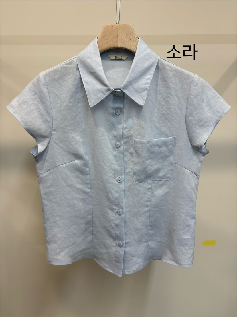 KONI韓國㊣直郵東大門代購女裝新款時尚25春夏熱賣襯衫蕾絲衫KONI襯衫/蕾絲衫圖色3