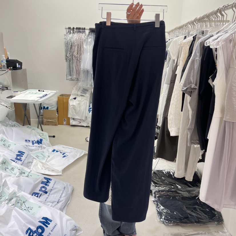 PADO韓國直郵㊣女裝新款25春夏熱賣人氣推薦休閑褲含腰繩口袋PADO休閑褲