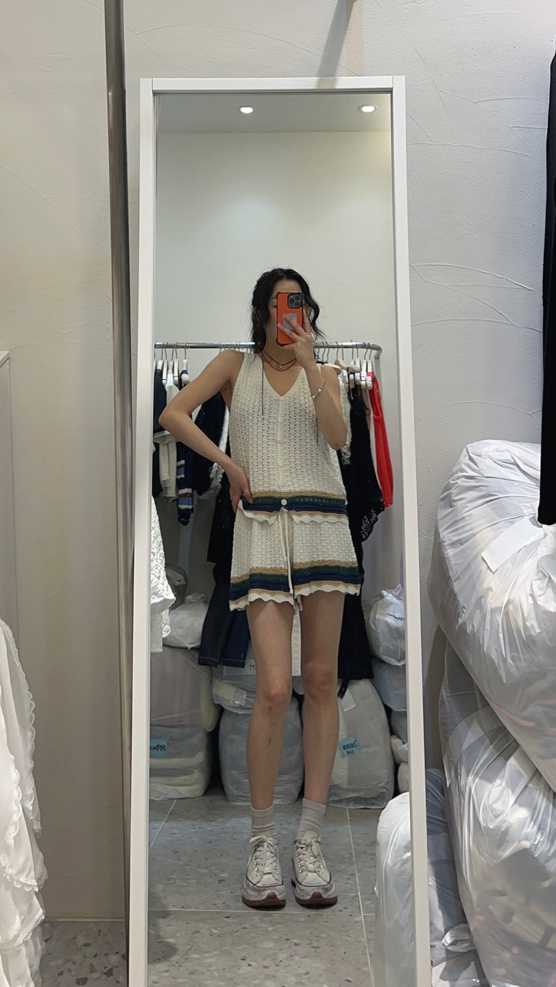 ROU.TINE韓國㊣直郵東大門代購女裝新品25春夏人氣套裝兩件套ROU.TINE套裝