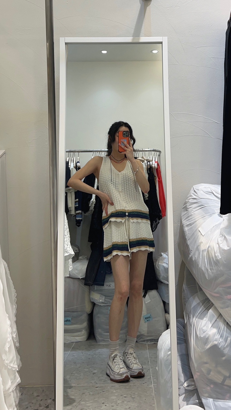 ROU.TINE韓國㊣直郵東大門代購女裝新品25春夏人氣套裝兩件套ROU.TINE套裝