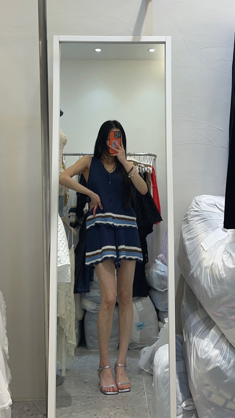 ROU.TINE韓國㊣直郵東大門代購女裝新品25春夏人氣套裝兩件套ROU.TINE套裝