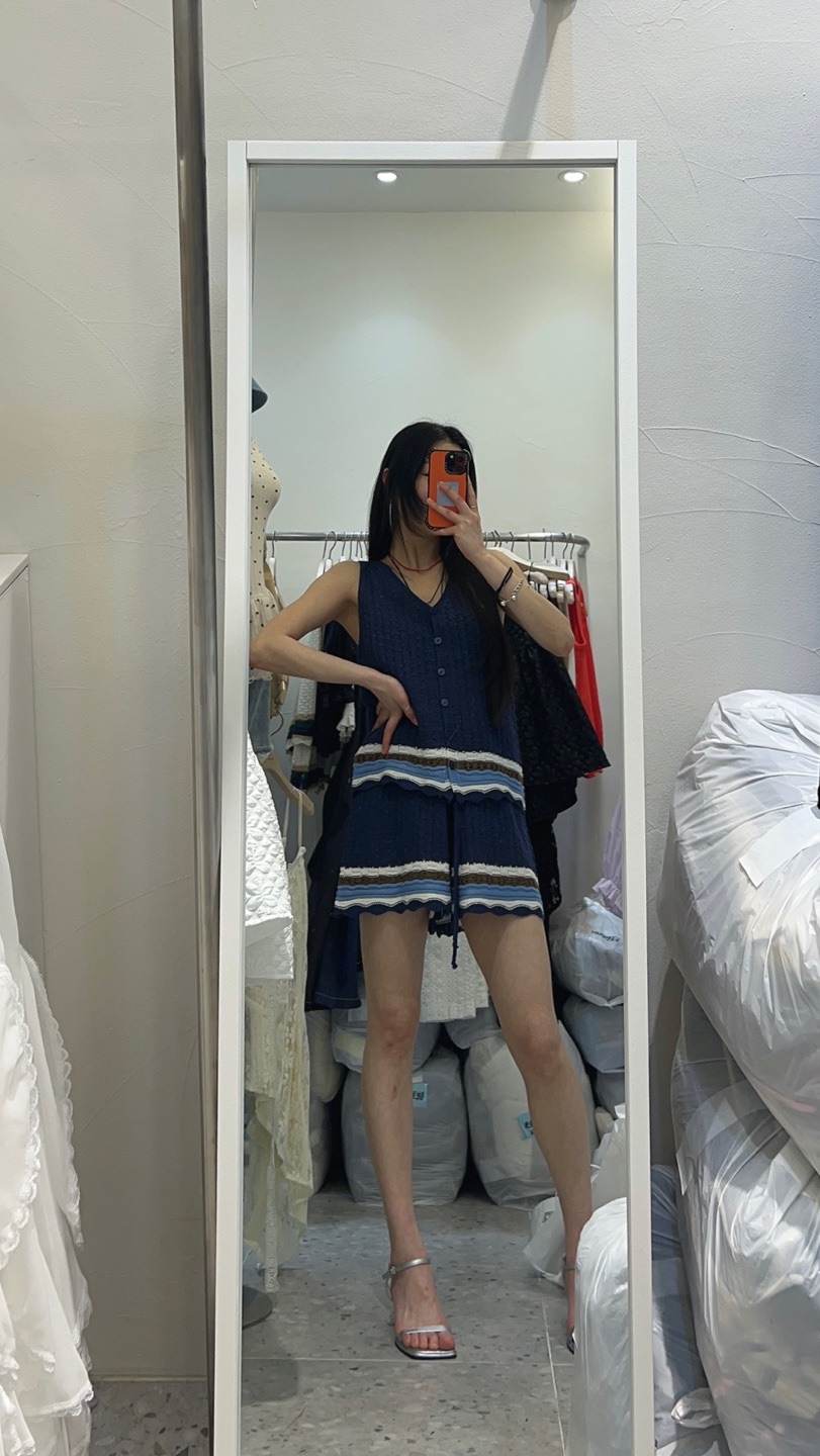 ROU.TINE韓國㊣直郵東大門代購女裝新品25春夏人氣套裝兩件套ROU.TINE套裝