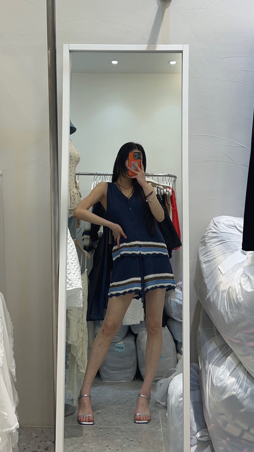 ROU.TINE韓國㊣直郵東大門代購女裝新品25春夏人氣套裝兩件套ROU.TINE套裝