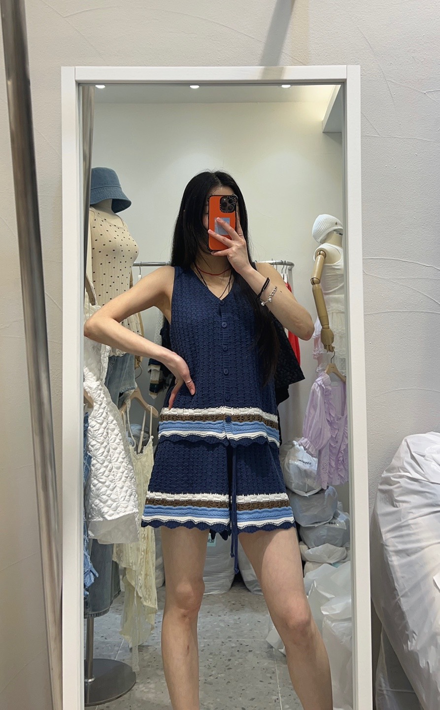ROU.TINE韓國㊣直郵東大門代購女裝新品25春夏人氣套裝兩件套ROU.TINE套裝圖色2