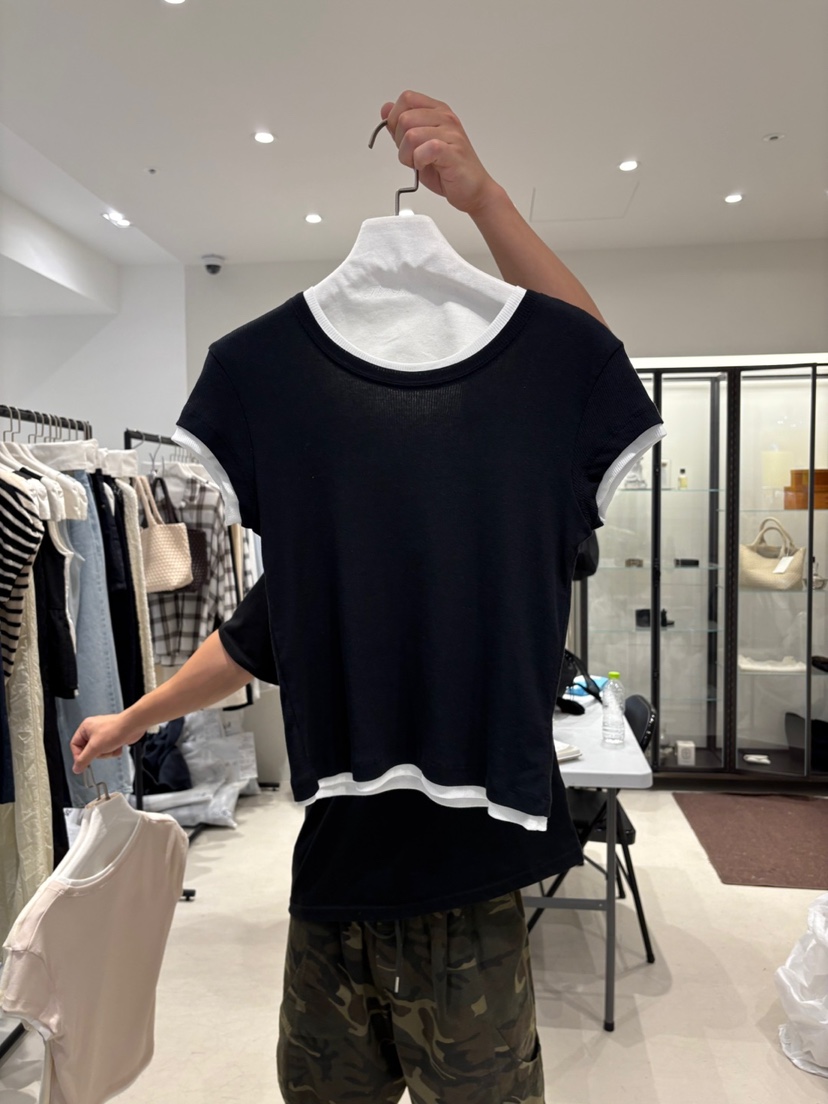 THE BRUNCH韓國直郵㊣東大門實拍女裝新款熱賣休閑時尚T恤THE BRUNCHT恤圖色3