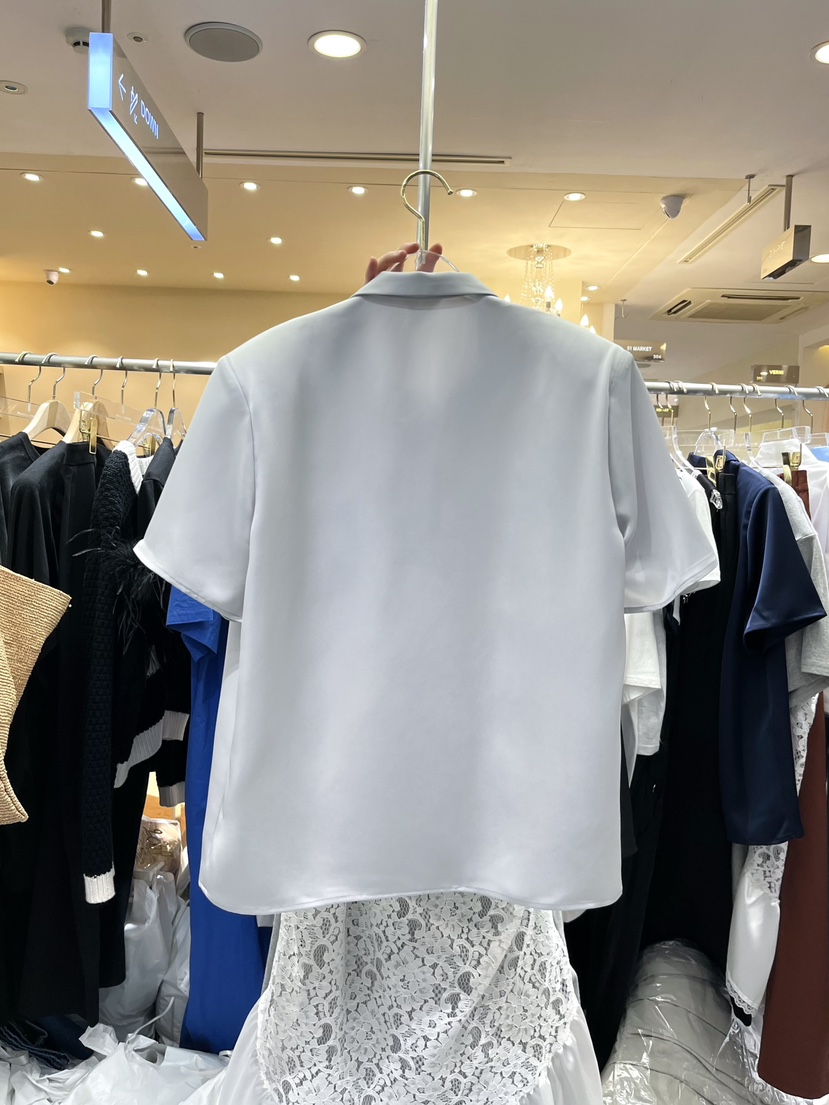 WORK SHOP韓國直郵㊣女裝新款熱賣人氣時尚推薦襯衫蕾絲衫Work_shop襯衫/蕾絲衫