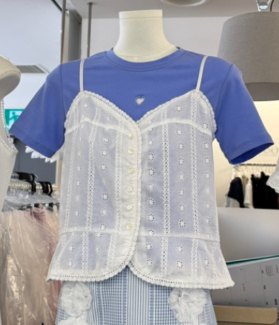 OLI SEOUL直郵韓國代購㊣女裝新品推薦時尚吊帶背心不含內搭OLI SEOUL吊帶/背心圖色2