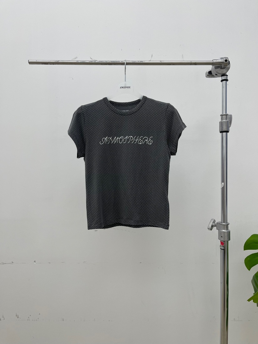 ATMOSPHERE韓國㊣直郵東大門代購女裝新品休閑人氣時尚25春夏T恤ATMOSPHERE/BLINGT恤圖色3