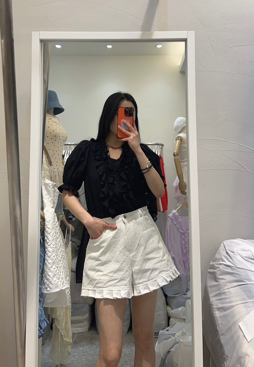 ROU.TINE韓國直郵㊣東大門實拍女裝新款熱賣推薦襯衫蕾絲衫ROU.TINE襯衫/蕾絲衫