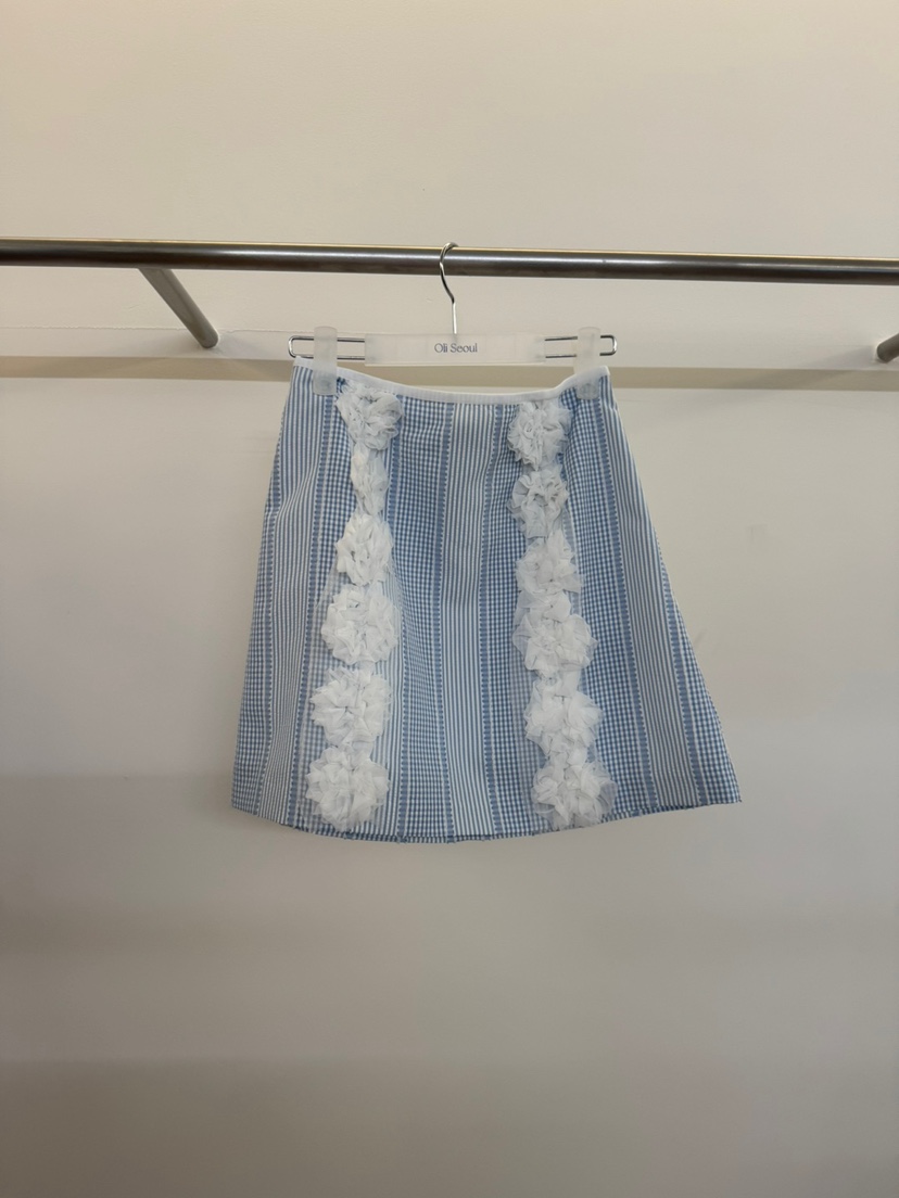 OLI SEOUL韓國㊣直郵東大門代購女裝新品人氣時尚25春夏短裙OLI SEOUL短裙圖色2