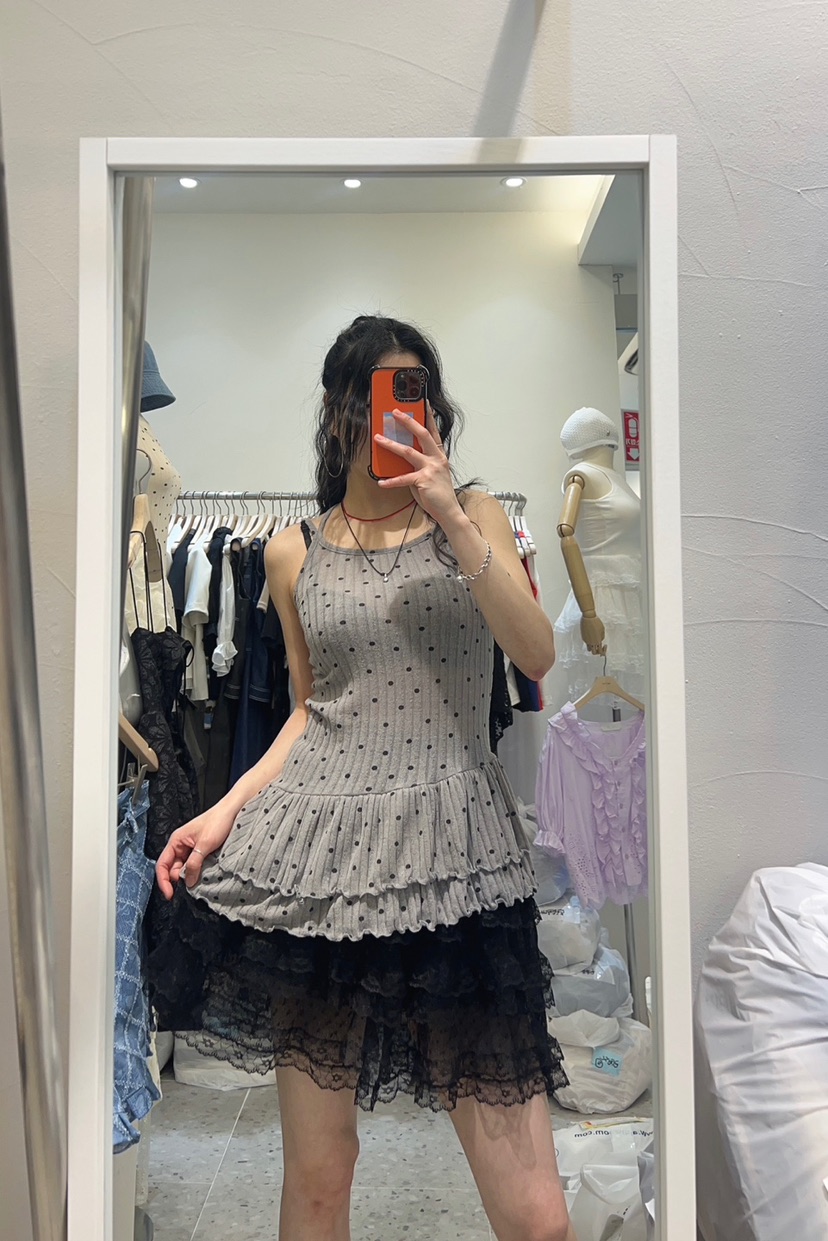 ROU.TINE韓國直郵㊣東大門實拍女裝新款休閑人氣時尚吊帶背心ROU.TINE吊帶/背心