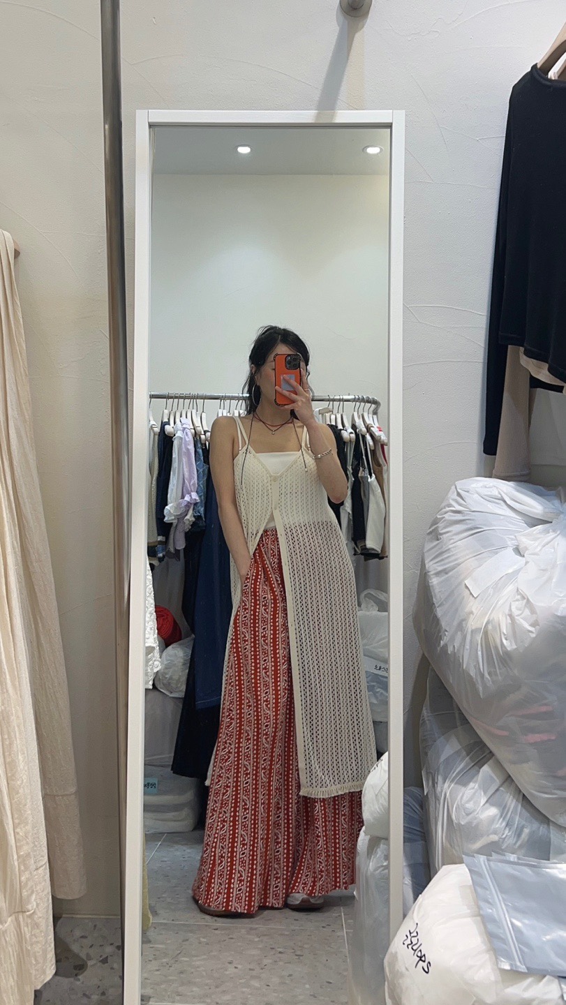 ROU.TINE韓國直郵㊣女裝新品25春夏休閑人氣時尚熱賣休閑褲ROU.TINE休閑褲