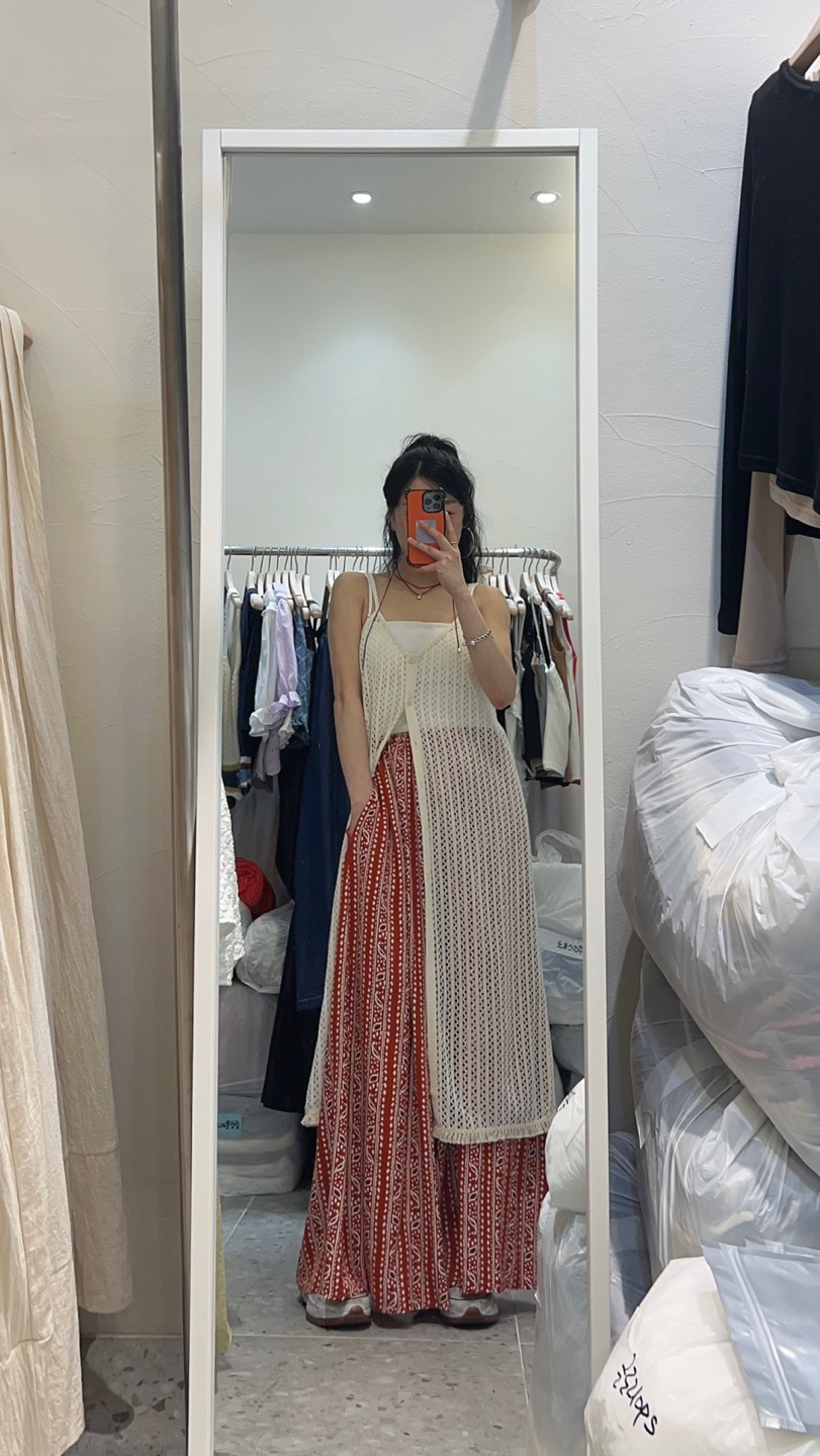 ROU.TINE韓國直郵㊣女裝新品25春夏休閑人氣時尚熱賣休閑褲ROU.TINE休閑褲