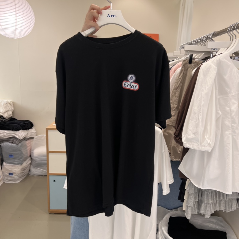 ARE直郵韓國代購㊣女裝新款推薦休閑時尚熱賣25春夏人氣T恤ARE YOU/ARET恤圖色2