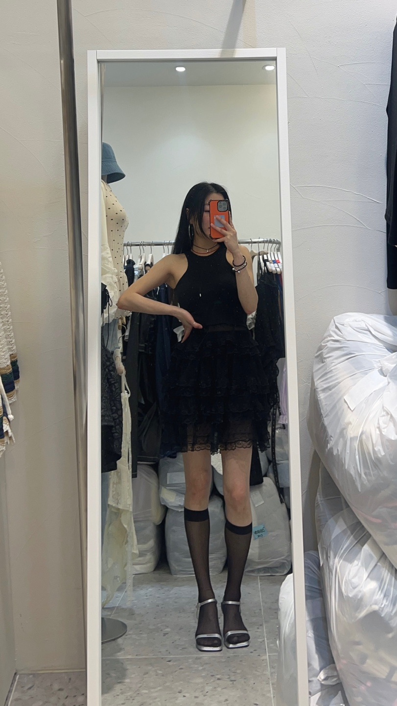 ROU.TINE直郵韓國代購㊣女裝新品人氣推薦熱賣休閑吊帶背心ROU.TINE吊帶/背心