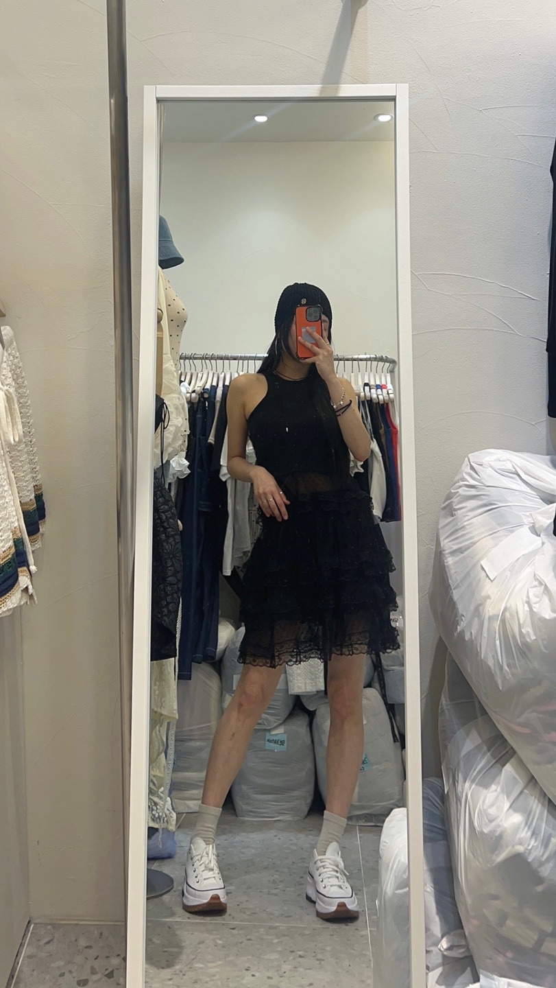 ROU.TINE直郵韓國代購㊣女裝新品人氣推薦熱賣休閑吊帶背心ROU.TINE吊帶/背心