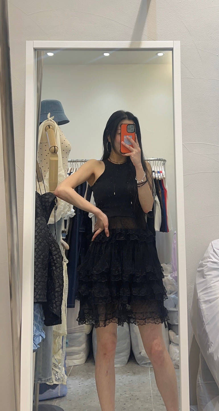 ROU.TINE直郵韓國代購㊣女裝新品人氣推薦熱賣休閑吊帶背心ROU.TINE吊帶/背心