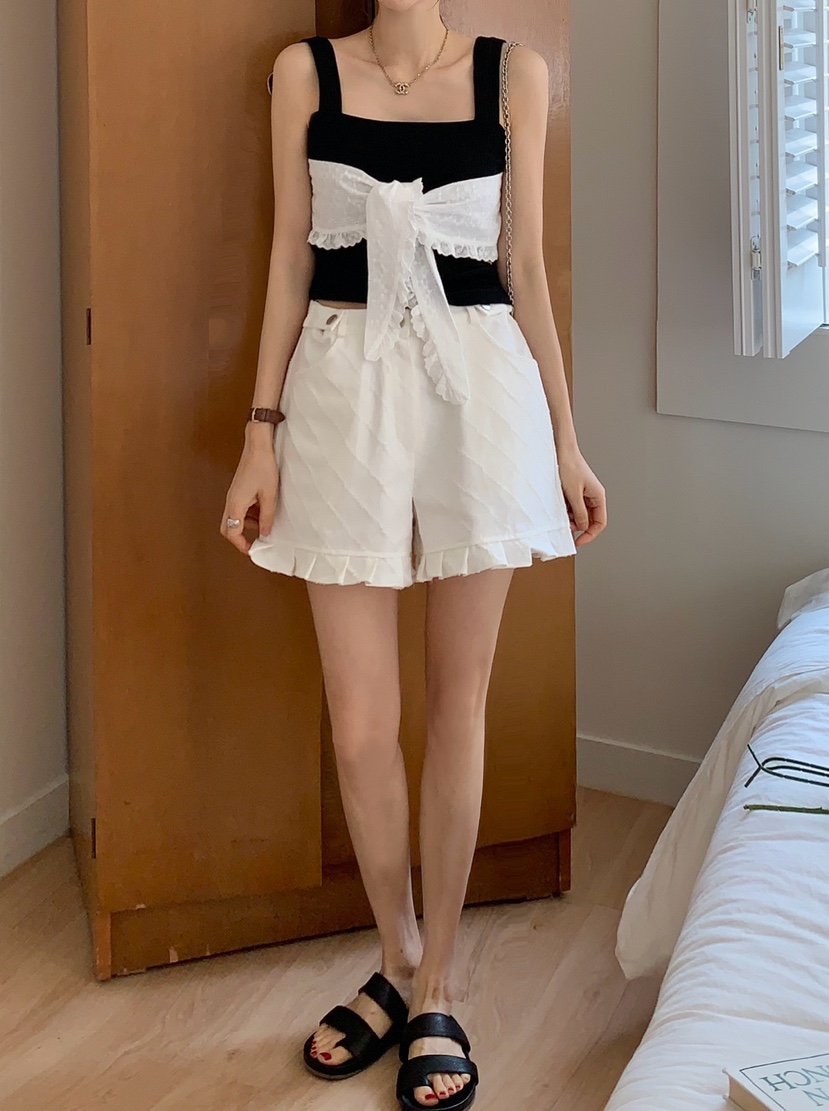 ROU.TINE韓國直郵㊣東大門實拍女裝新品25春夏吊帶背心蕾絲ROU.TINE吊帶/背心