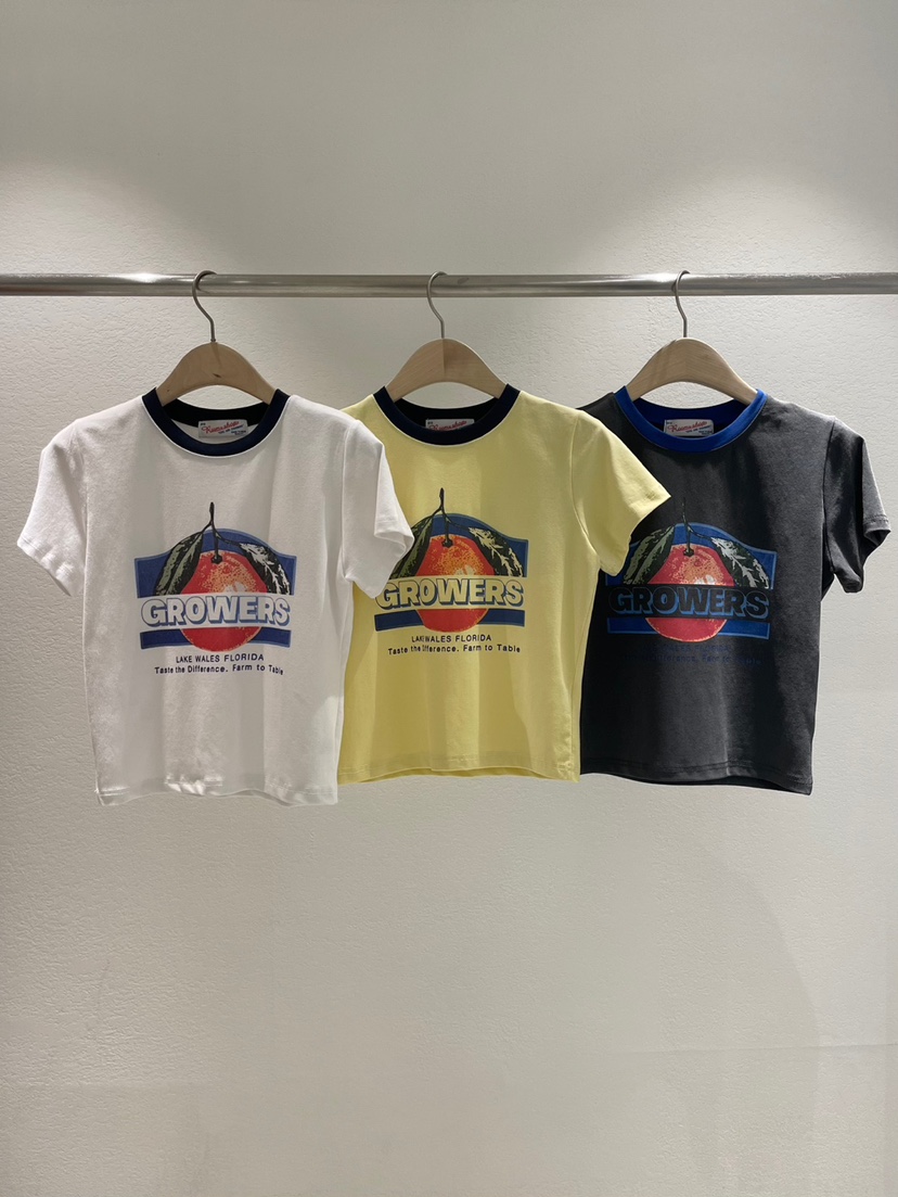 ROOMS SHOP韓國直郵㊣女裝新款人氣時尚熱賣25春夏休閑T恤ROOMS_SHOPT恤