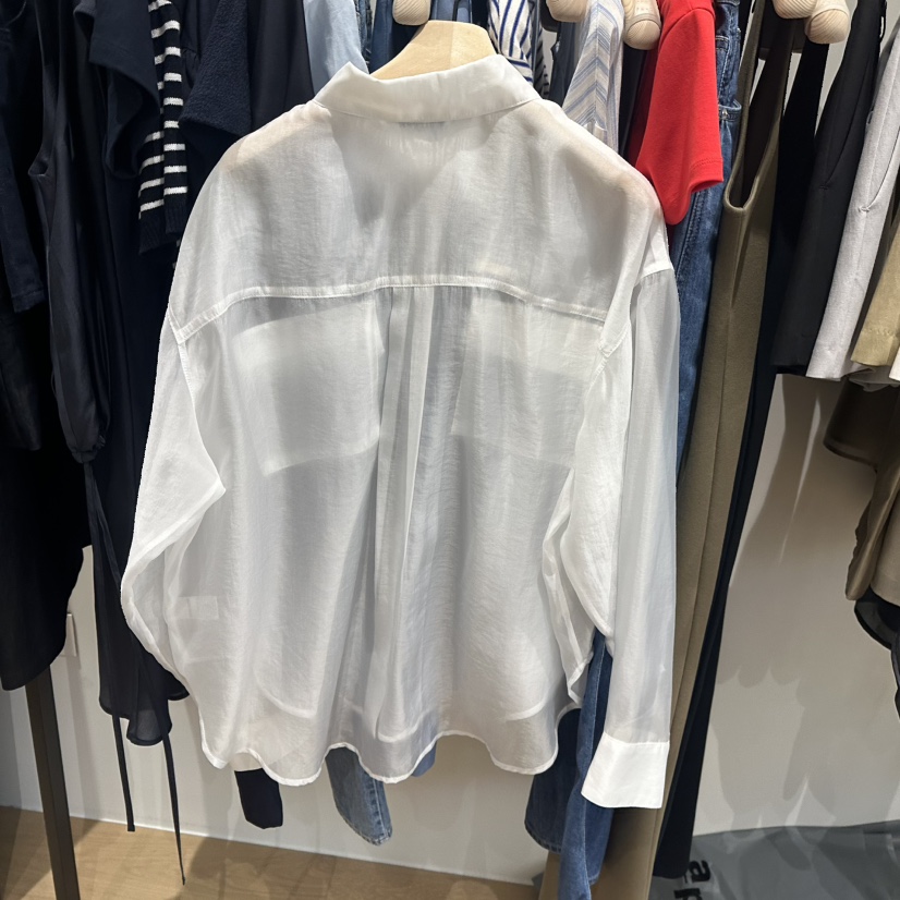 aube nunt直郵韓國代購㊣女裝新款推薦時尚襯衫蕾絲衫透視aube nunt襯衫/蕾絲衫