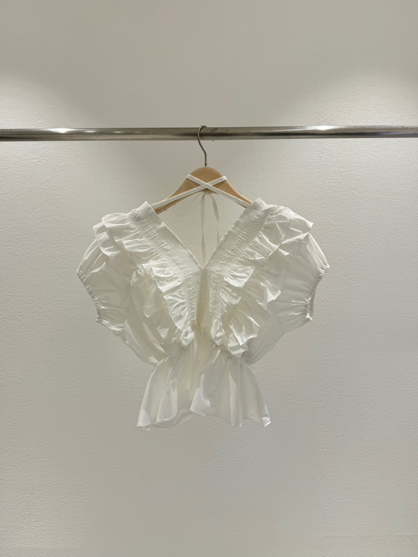 ROOMS SHOP韓國直郵㊣女裝新款25春夏推薦人氣休閑襯衫蕾絲衫ROOMS_SHOP襯衫/蕾絲衫