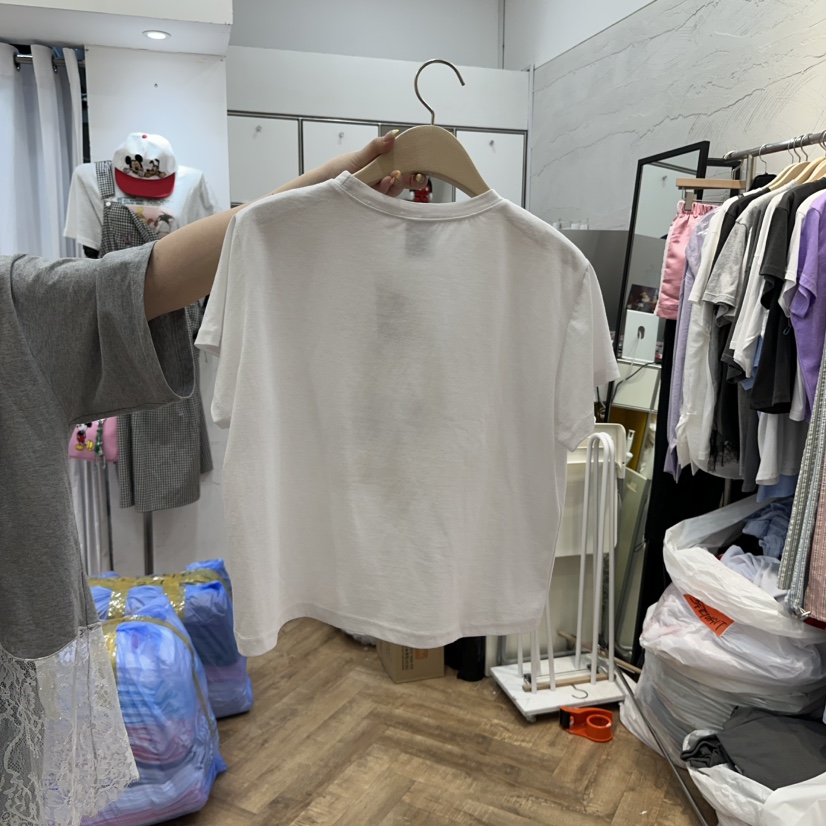 DE LINE韓國直郵㊣女裝新品休閑時尚推薦熱賣人氣25春夏T恤DE LINET恤