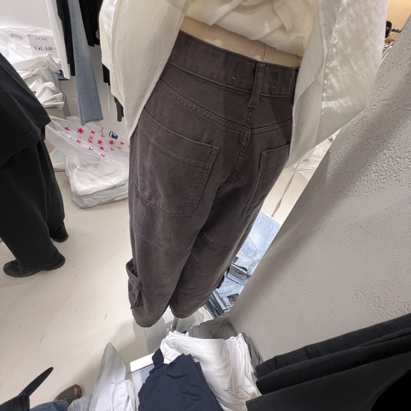ACME韓國直郵㊣女裝新品熱賣時尚推薦休閑人氣25春夏牛仔褲口袋ACME牛仔褲