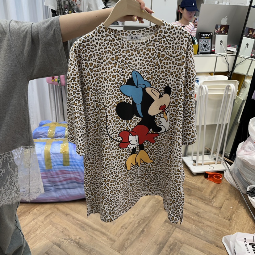DE LINE韓國㊣直郵東大門代購女裝新品25春夏推薦時尚熱賣T恤DE LINET恤圖色1