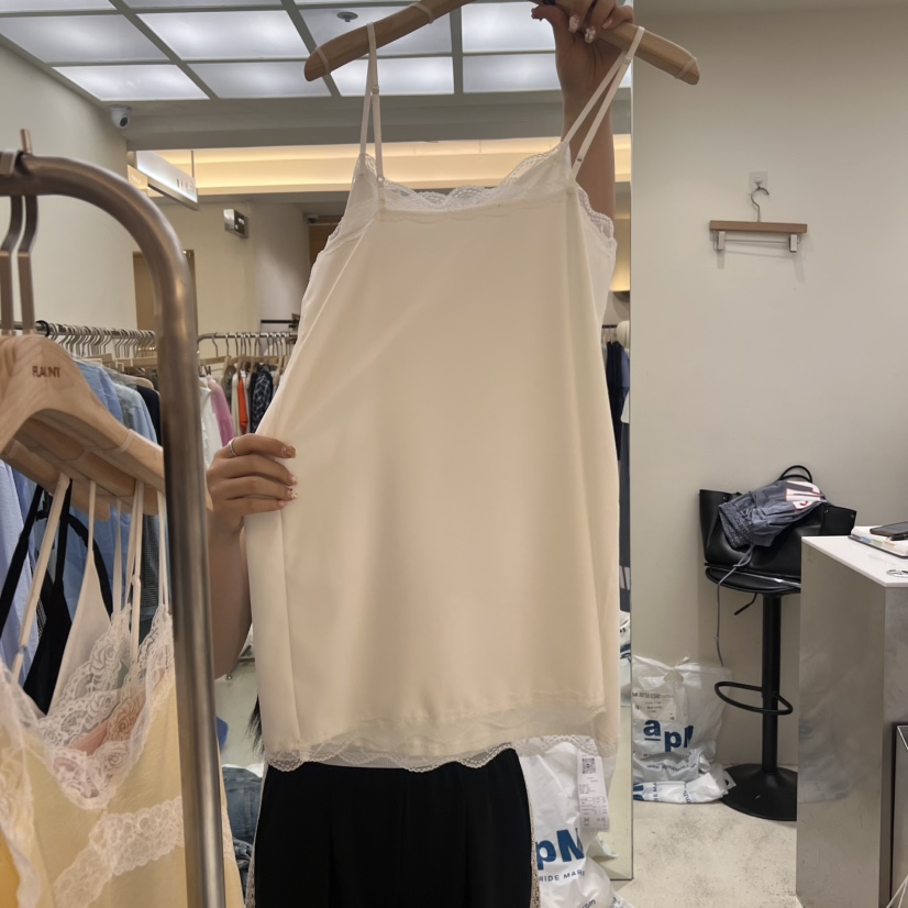 FLAUNT韓國直郵㊣東大門實拍女裝新品休閑推薦25春夏連衣裙蕾絲FLAUNT連衣裙