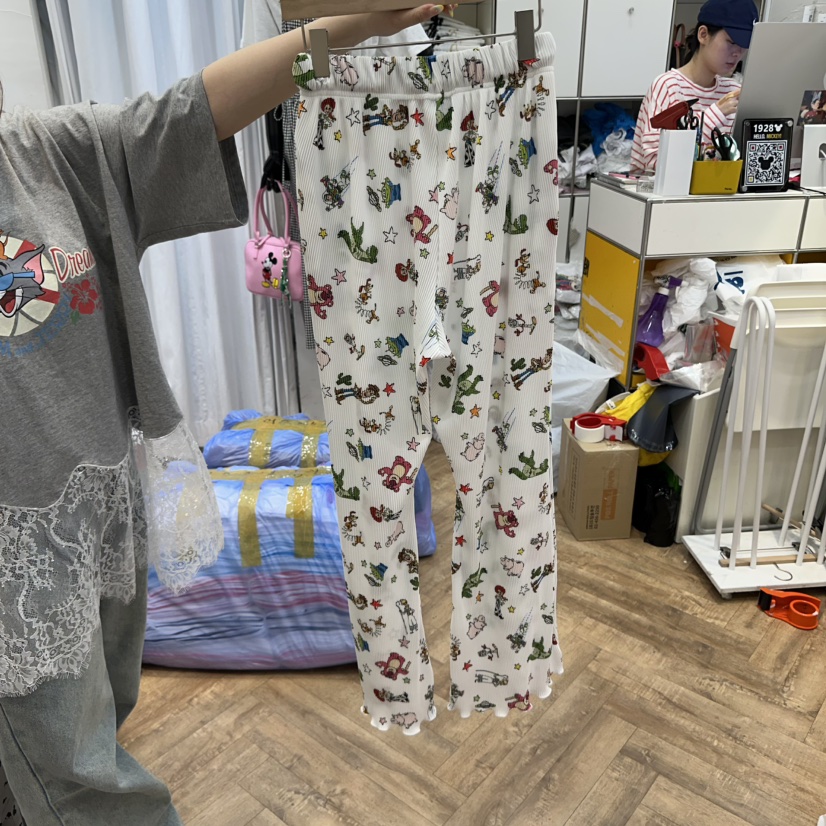 DE LINE韓國直郵㊣東大門實拍女裝新款25春夏熱賣休閑休閑褲DE LINE休閑褲