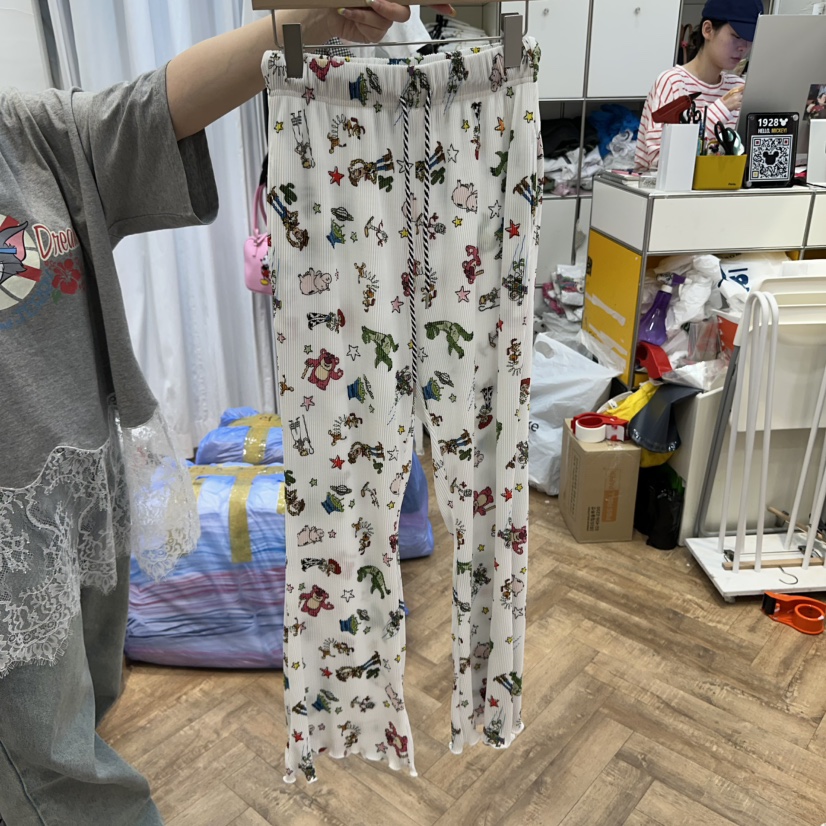 DE LINE韓國直郵㊣東大門實拍女裝新款25春夏熱賣休閑休閑褲DE LINE休閑褲
