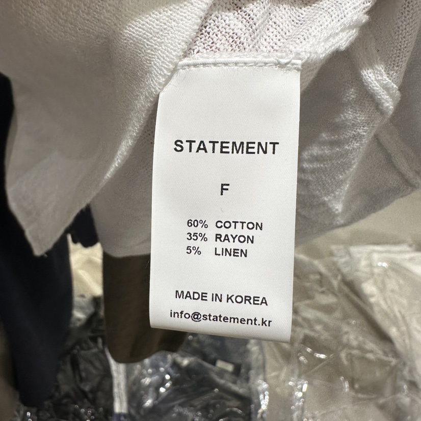STATEMENT韓國直郵㊣東大門實拍女裝新品熱賣時尚休閑針織衫STATEMENT針織衫