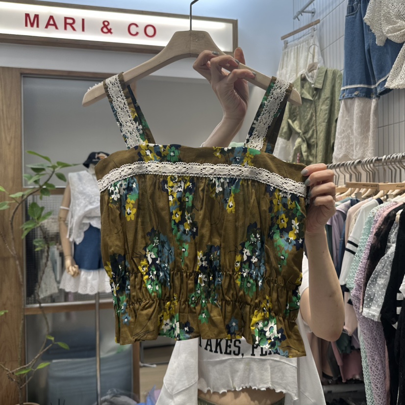 MARI CO直郵韓國代購㊣女裝新品推薦25春夏熱賣人氣吊帶背心MARI CO吊帶/背心