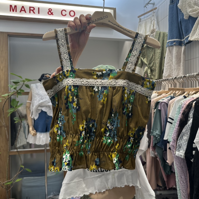 MARI CO直郵韓國代購㊣女裝新品推薦25春夏熱賣人氣吊帶背心MARI CO吊帶/背心圖色3