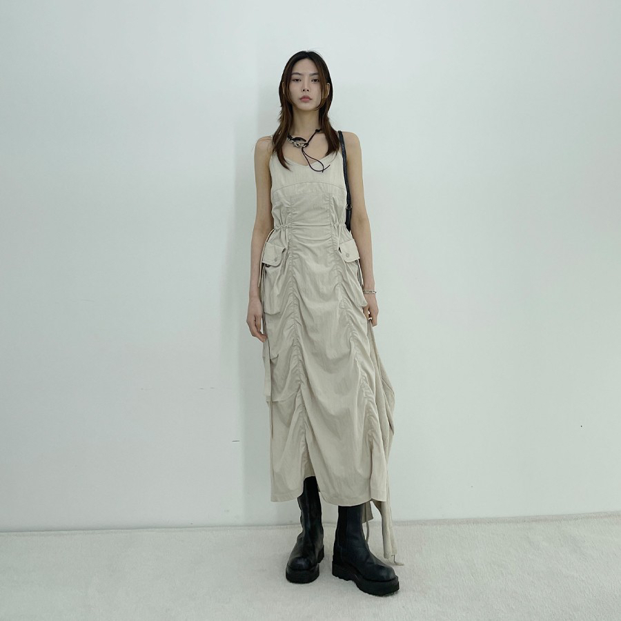 D2/A2直郵韓國代購㊣女裝新品推薦休閑25春夏連衣裙不含內搭D2/A2連衣裙