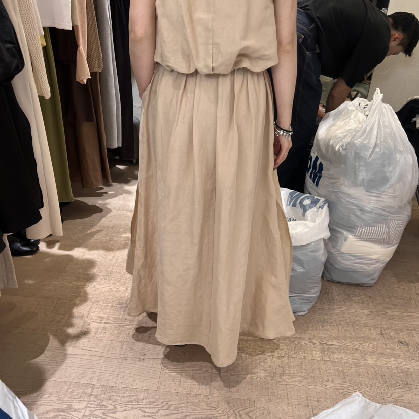 W AND J韓國直郵㊣女裝新款推薦熱賣休閑人氣時尚25春夏長裙W AND J長裙