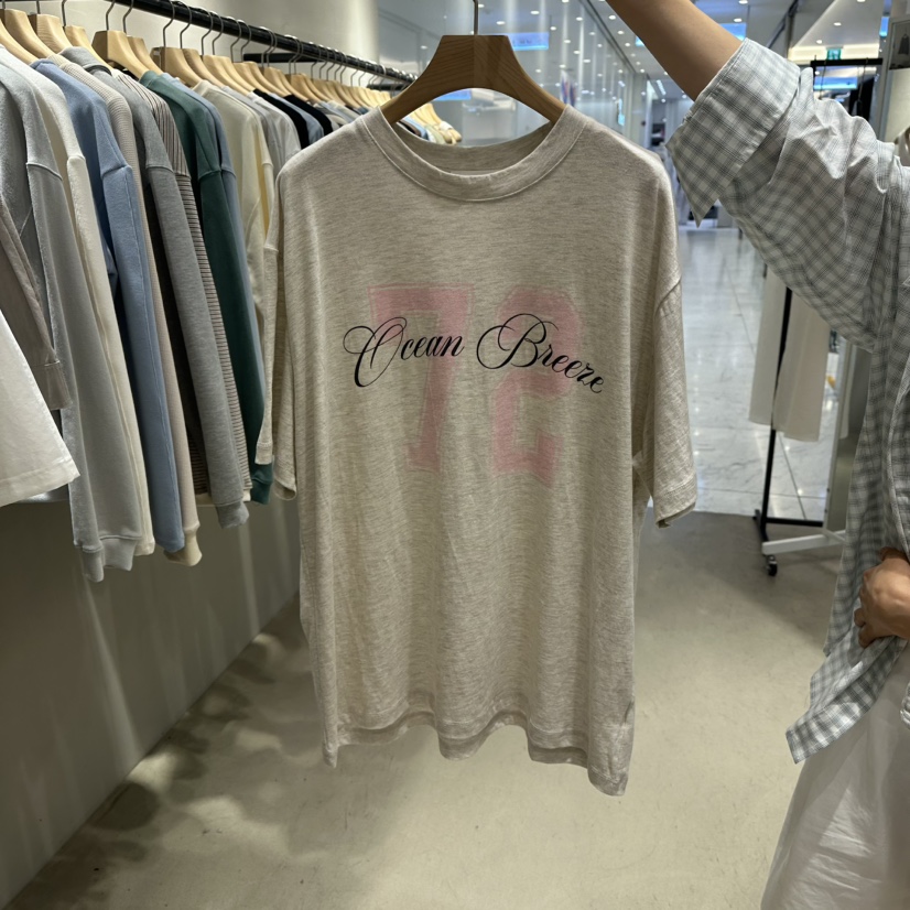 BOUTIQUE SEOUL-P韓國直郵㊣女裝新品休閑熱賣25春夏人氣T恤But ton/BOUTIQUE SEOULT恤