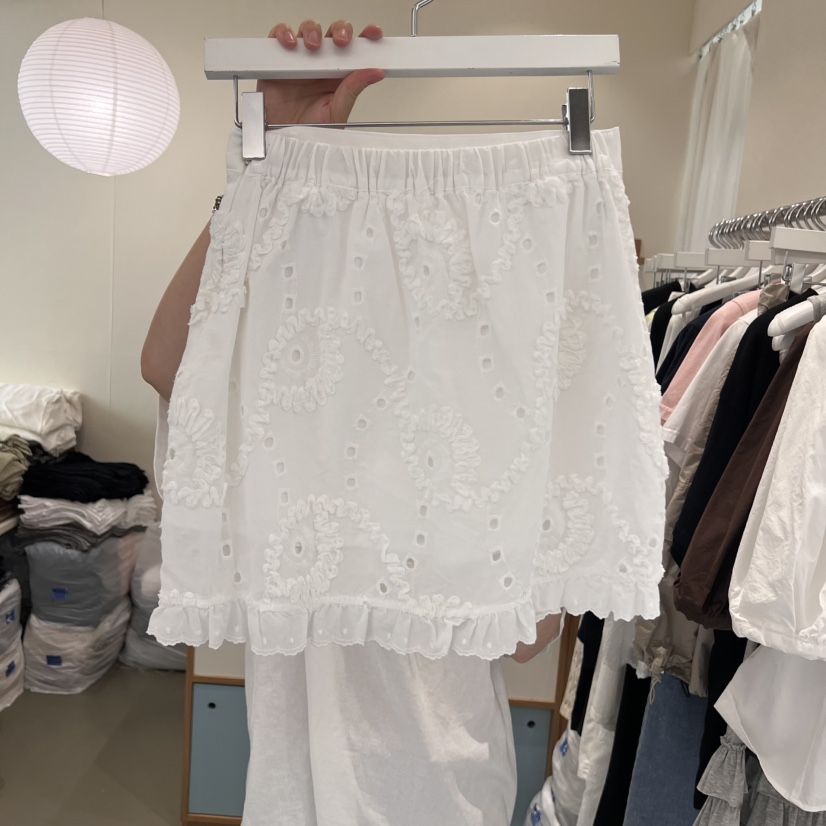 ARE韓國直郵㊣東大門實拍女裝新款推薦時尚熱賣25春夏休閑短裙ARE YOU/ARE短裙