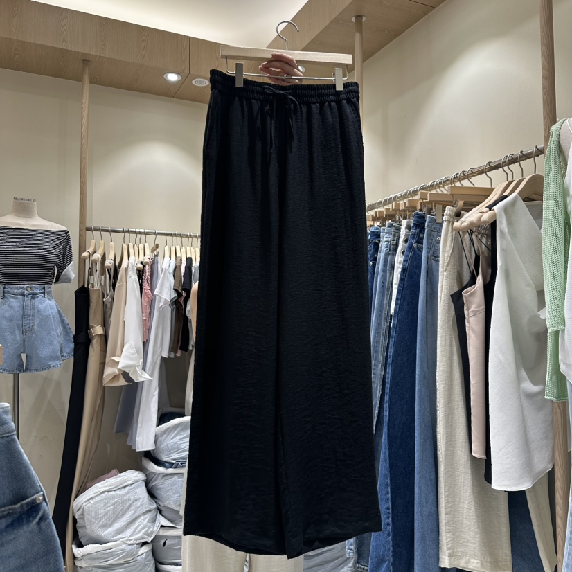 VINTAGE VIBE韓國直郵㊣女裝新品人氣推薦25春夏休閑褲亞麻VINTAGE VIBE休閑褲圖色2