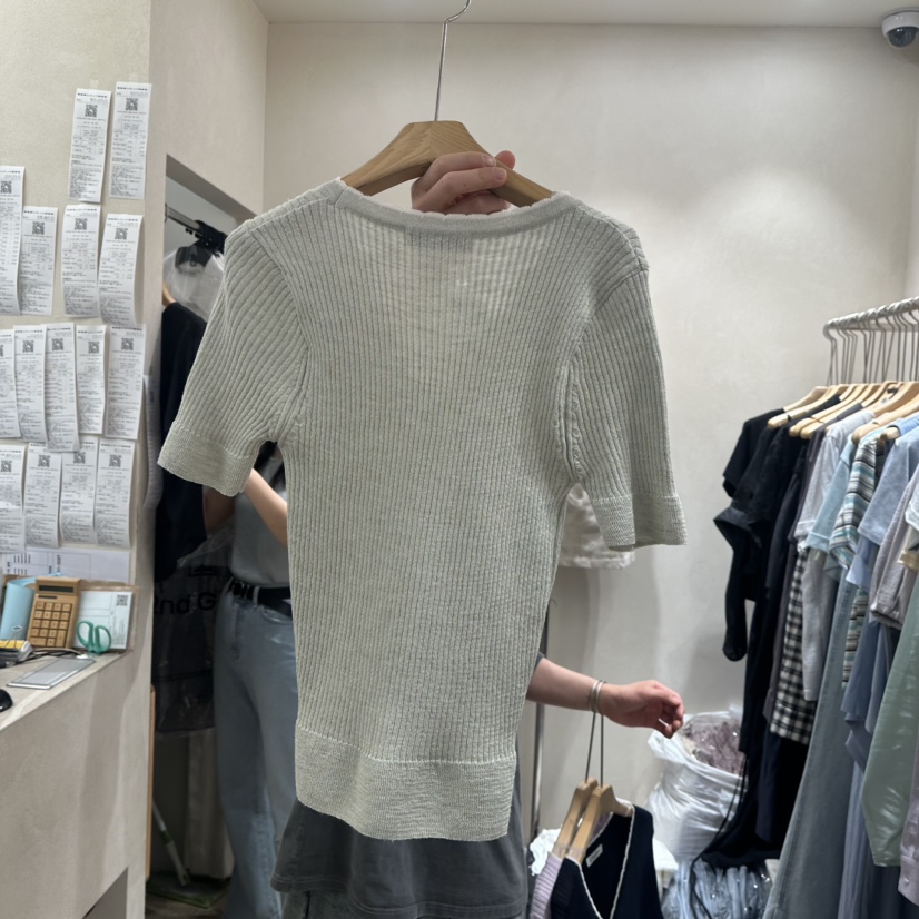 2ND GATE直郵韓國代購㊣女裝新品25春夏熱賣休閑推薦針織衫2ND GATE針織衫