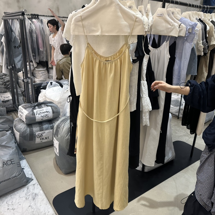 HELDER-P韓國㊣直郵東大門代購女裝新品人氣25春夏連衣裙亞麻布HELDER連衣裙